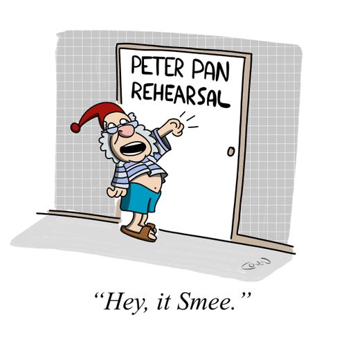 "Hey, it Smee."