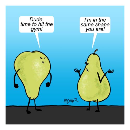 "Dude, time to hit the gym!"