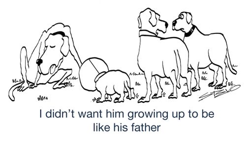 "I didn't want him growing up to be like his father."