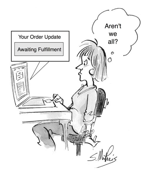 Your order update: awaiting fulfillment