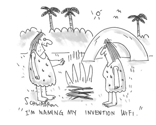 "I'm naming my invention wifi."