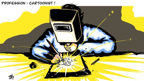 Profession : Cartoonist 