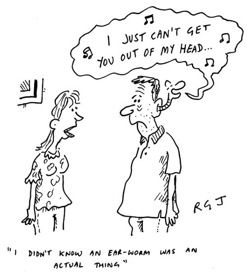 "I didn't know an ear worm was an actual thing."