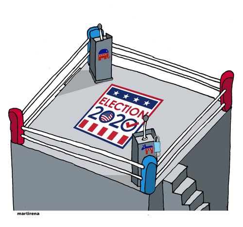 Presidential debate in the USA