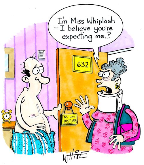 "I'm Miss Whiplash - I believe you're expecting me?"