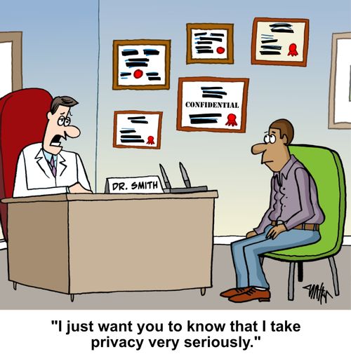 "I just want you to know that I take privacy very seriously."