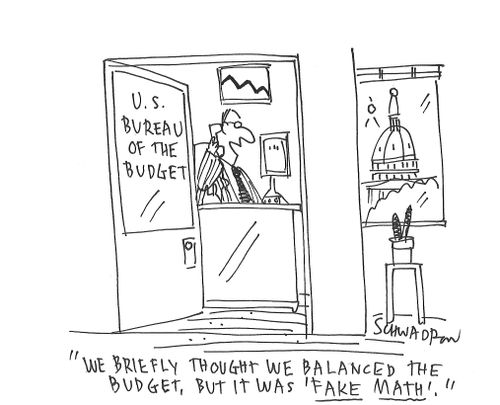 "We briefly thought we balanced the budget, but it was 'fake math'."