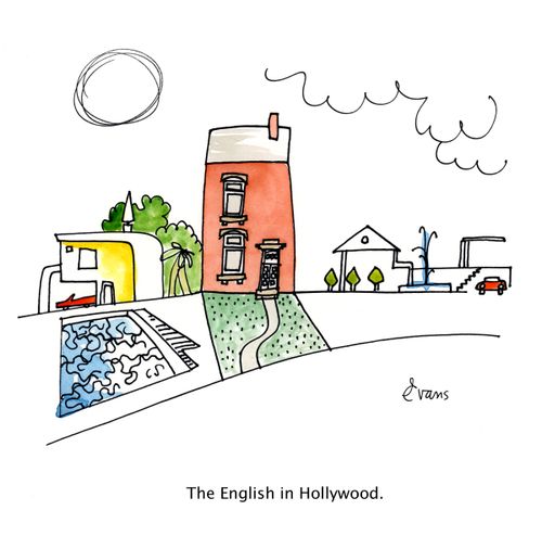 The English in Hollywood