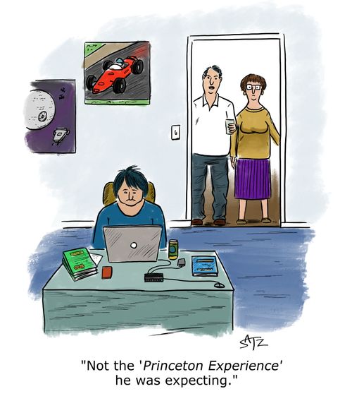 "Not the 'Princeton Experience' he was expecting."
