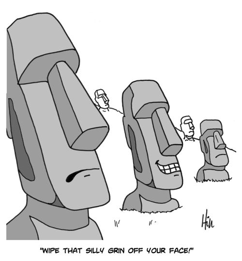 "Wipe That Silly Grin Off Your Face!"
