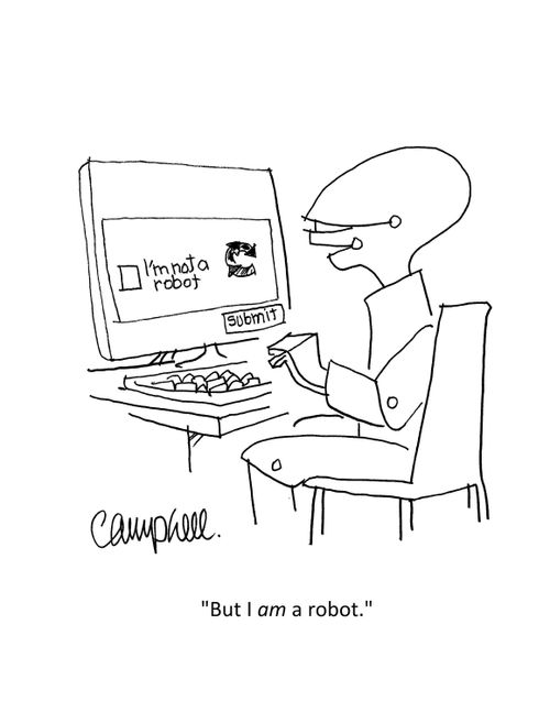 "But I am a robot."