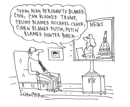 "Today Alan Dershowitz blamed CNN..."