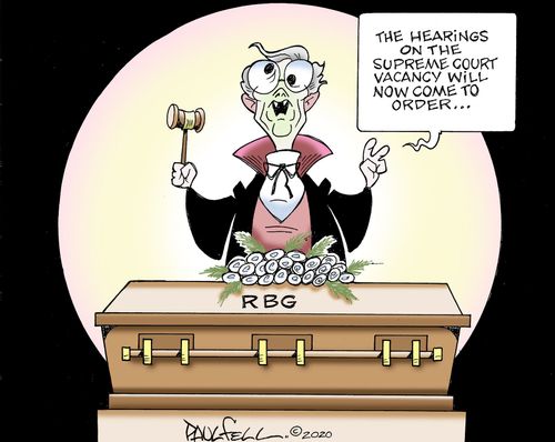 The hearings on the Supreme Court vacancy will now come to order..."