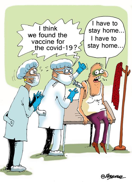 "I think we found the vaccine for the covid-19?"