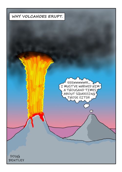 Why volcanoes erupt
