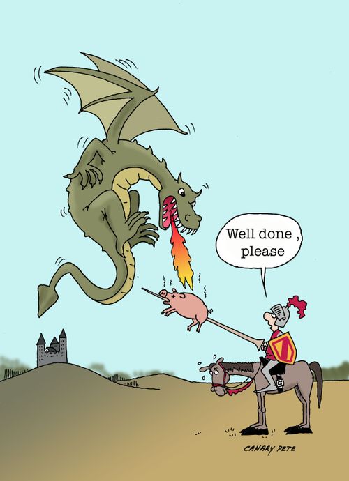 "Well done, please."