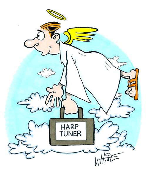 Harp tuner...