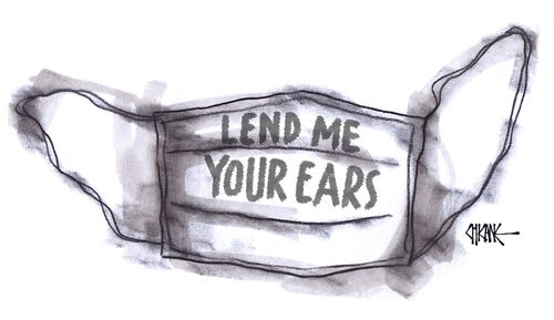 covid mask - Lend me your ears