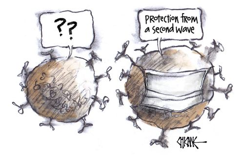 Protection from a second wave