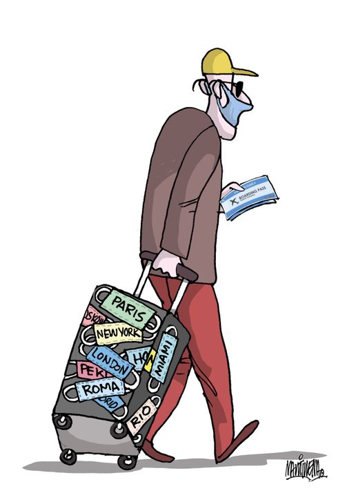 Traveling with caution
