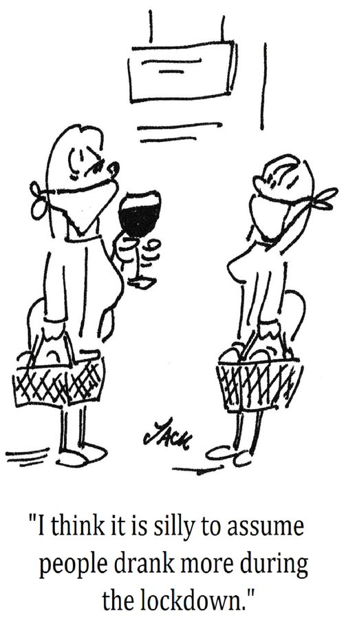 "I think it is silly to assume people drank more during the lockdown."