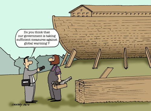 "Do you think that our government is taking sufficient measures against global warming?"