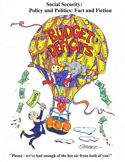 Social Security: "Please- we've had enough of the hot air from both of you!"