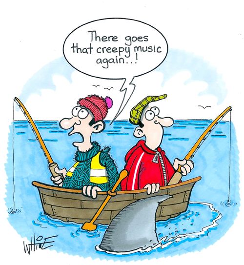 "There goes that creepy music again...