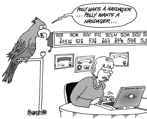 "Polly wants a NASDAQER..."