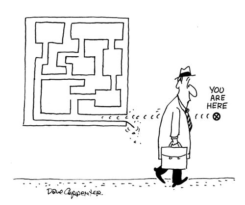 You are here.