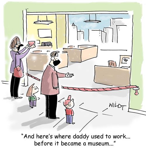 "And here's where daddy used to work...before it became a museum.