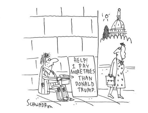 Help! I pay more taxes than Donald Trump