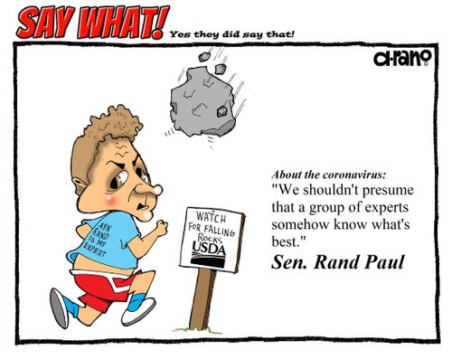 Rand Paul "We shouldn't preseum that a group of experts somehow know what's best."