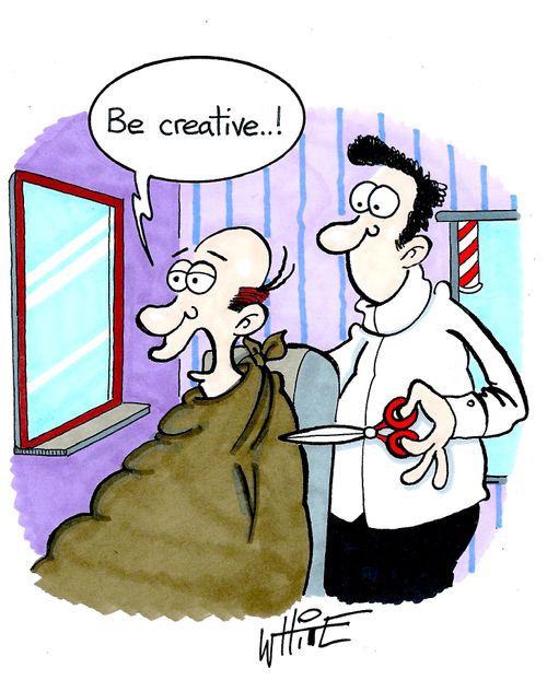 "Be creative...!"