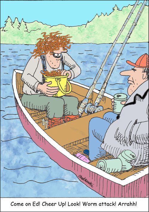"Come on Ed! Cheer up! Look! Worm Attack! Arrahhh!"