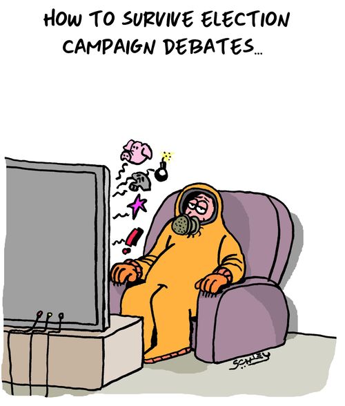 How to survive election campaign debates...