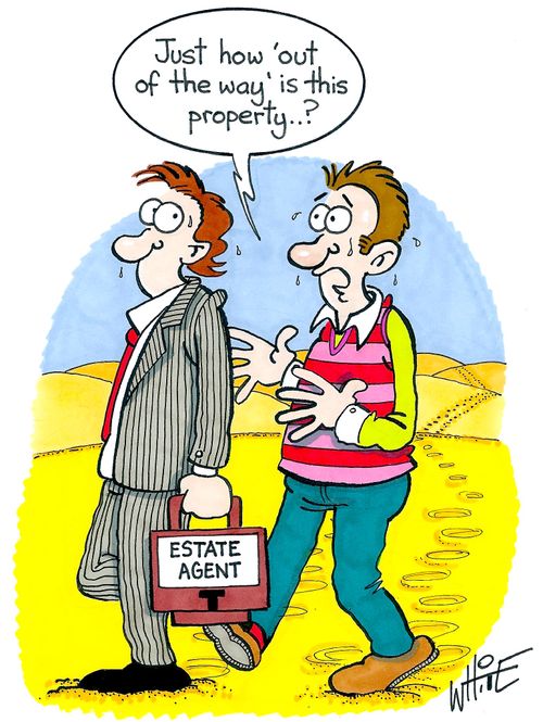 "Just how 'out of the way' is this property..?"