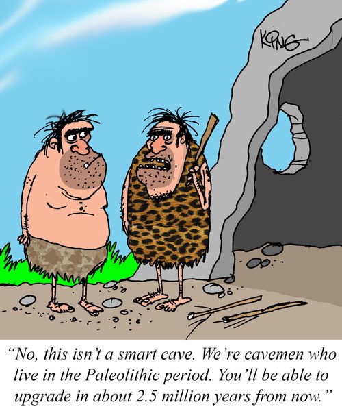 "No, this isn't a smart cave."
