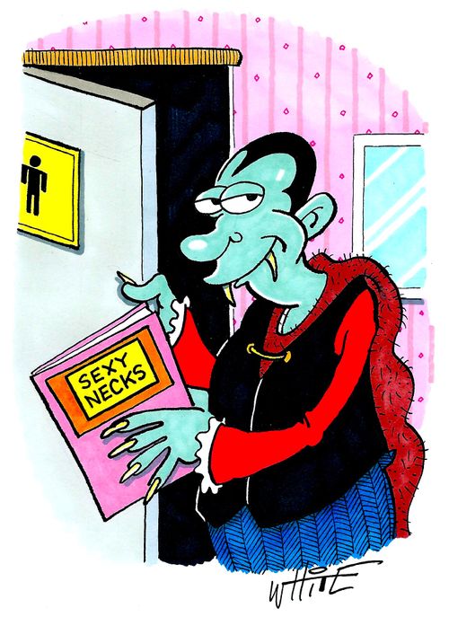 Dracula's magazine...