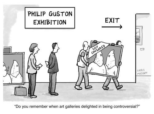"Do you remember when art galleries delighted in being controversial?"