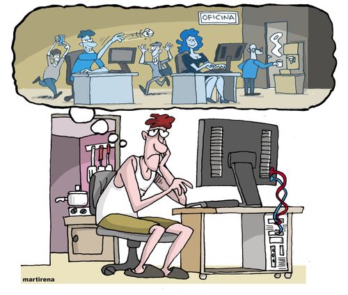 Teleworking and face to face work