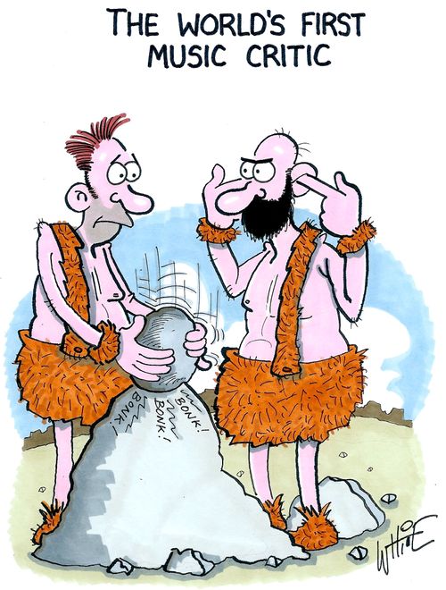 the world's first music critic...