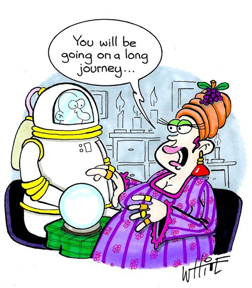 "You will be going on a long journey..."