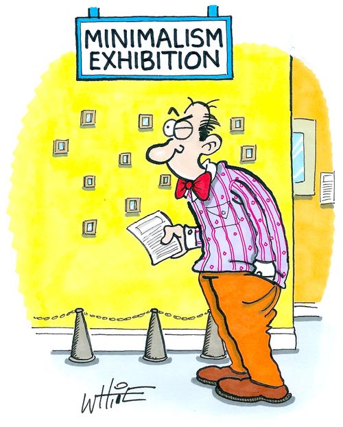 Minimalism exhibition...