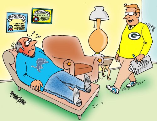 Detroit Lions fan psychiatric patient