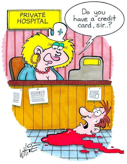 the private hospital...