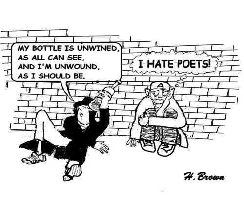 I hate poets!