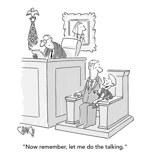 Now remember, let me do the talking.
