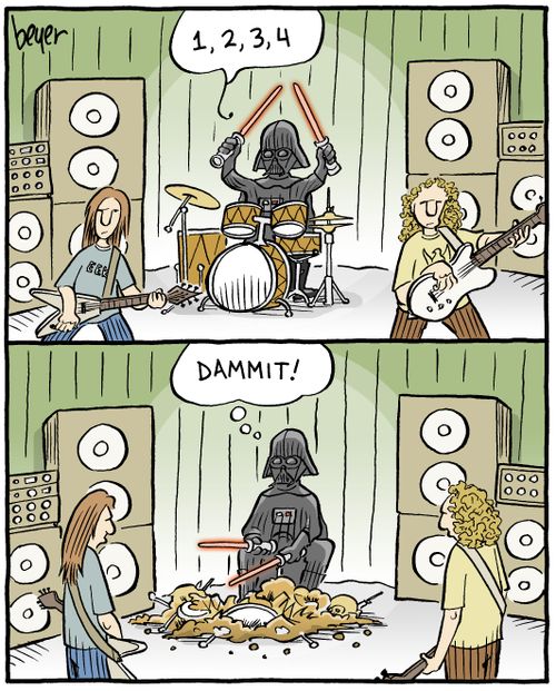 Drumming Darth