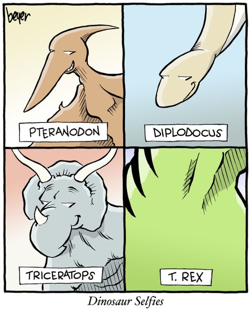 Dinosaur Selfies